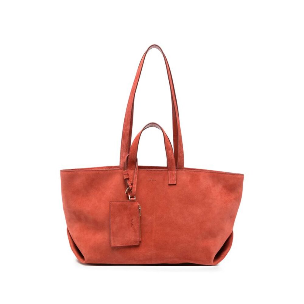 A.P.C. Orange Tote Bags Women